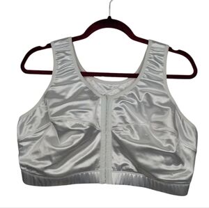 Enell Women's High Impact Sports Bra White Size 6 Minimizing Comfort Straps